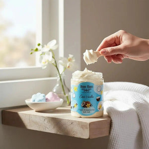 Bloom-Bloom Luxury Bath & Body treats Coco Vanilla creamy & moisturizing body wash with shea butter. Rich lather, soft skin.