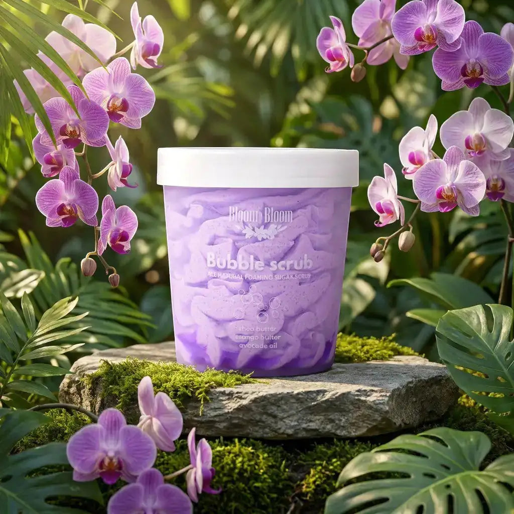 Bubble Scrub Wild Orchid - Αφρόλουτρο & Scrub με Mango Butter | 280gr