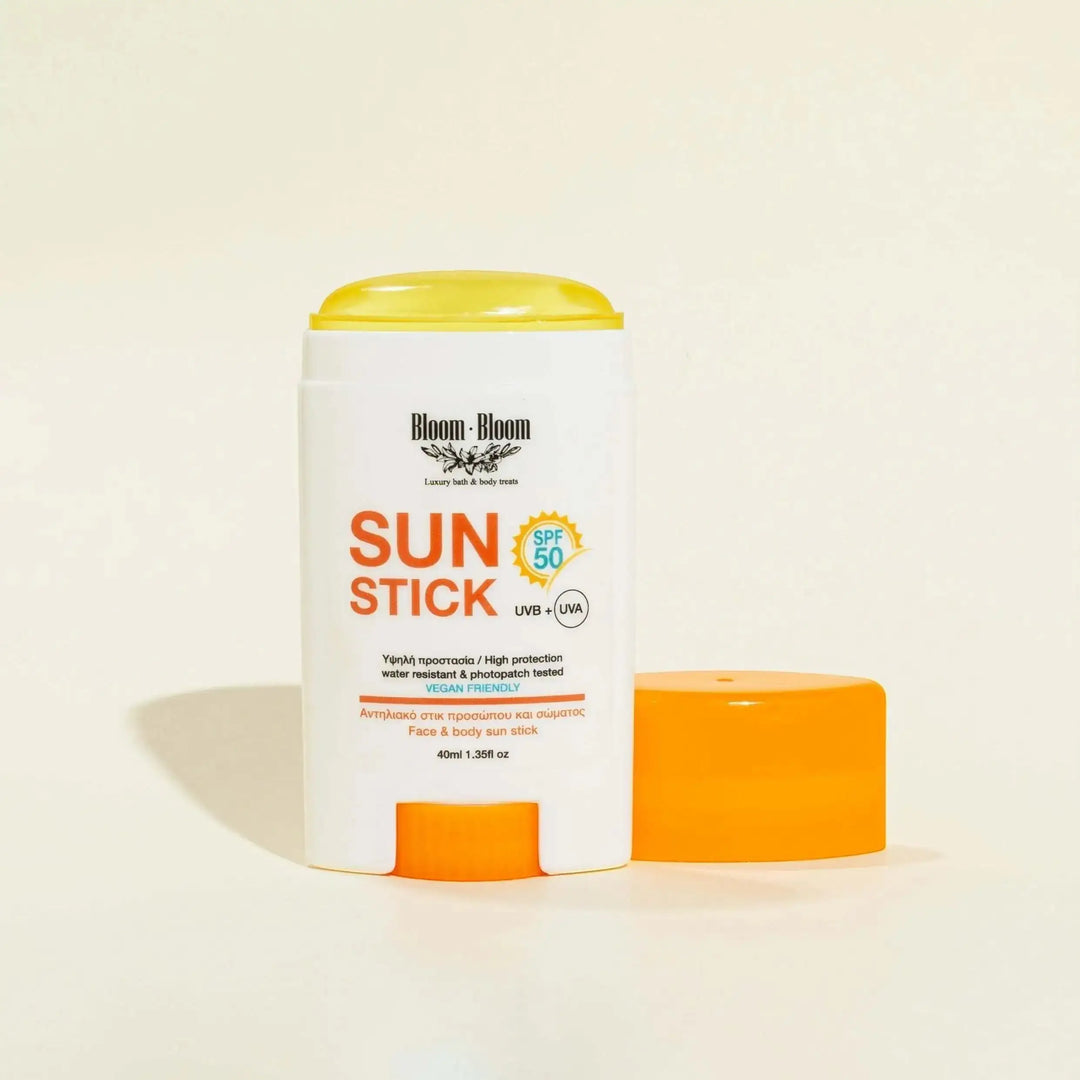 Sun Stick Αντηλιακό SPF50 Διάφανο με Βιταμίνη E & Έλαιο Κουρκουμά | 40ml