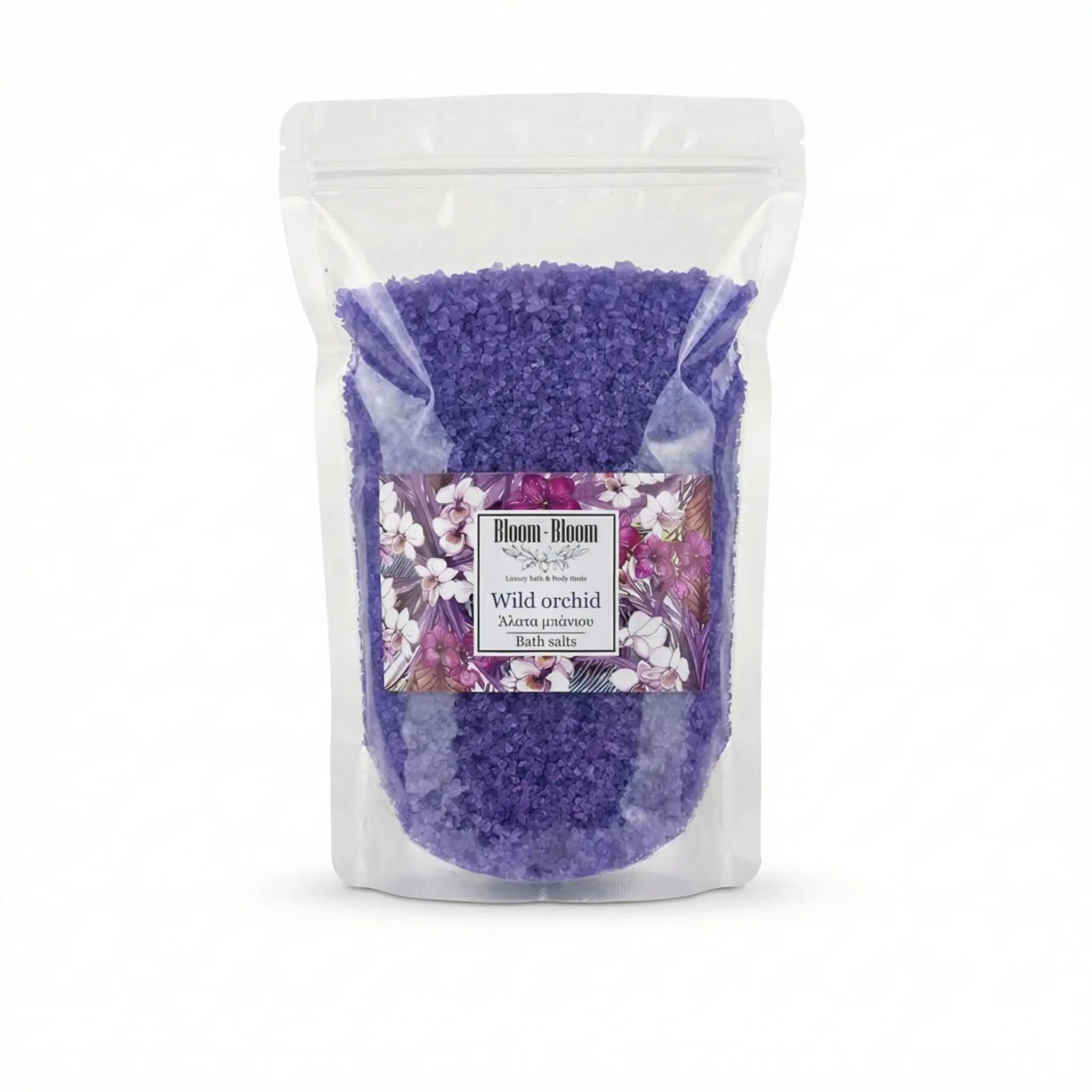 Αρωματικά άλατα Wild Orchid 1kg - Bloom-Bloom Luxury Bath & Body treats