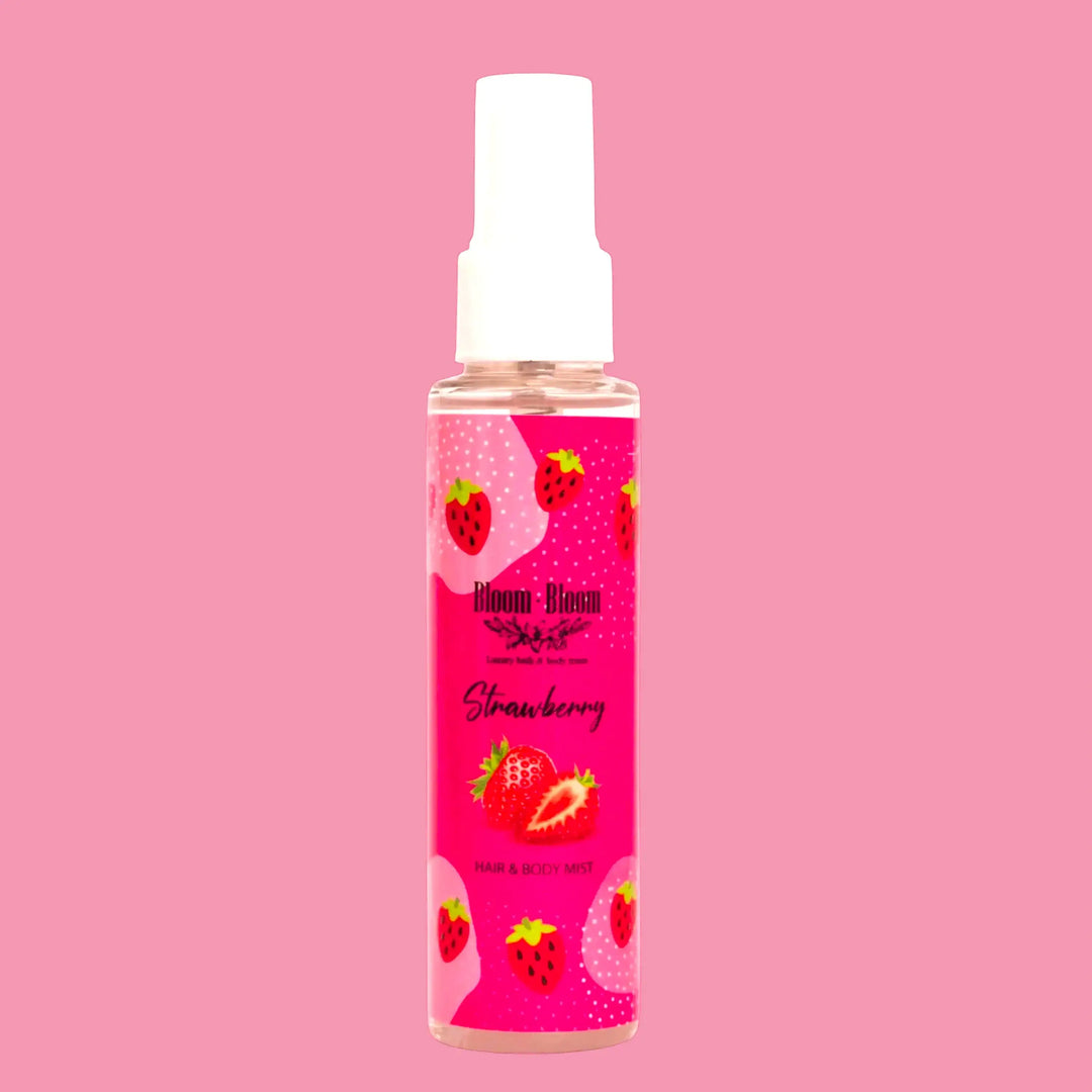 Hair & Body Mist Strawberry με Πανθενόλη & Αλόη Βέρα | 100ml