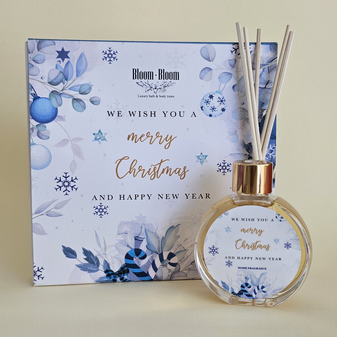 Blue royal Xmas gift box