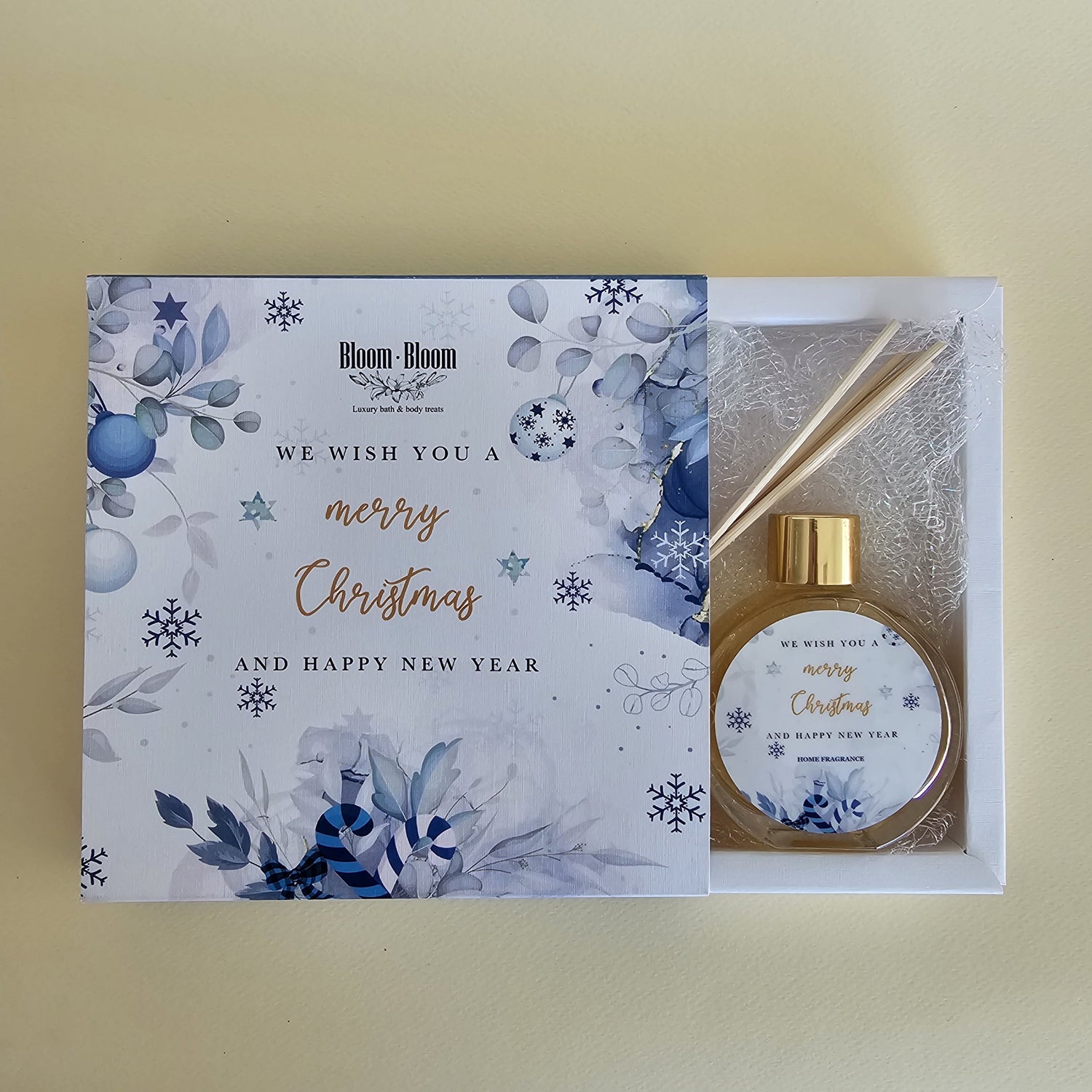 Blue royal Xmas gift box