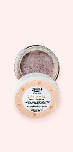 babypowder-scrub